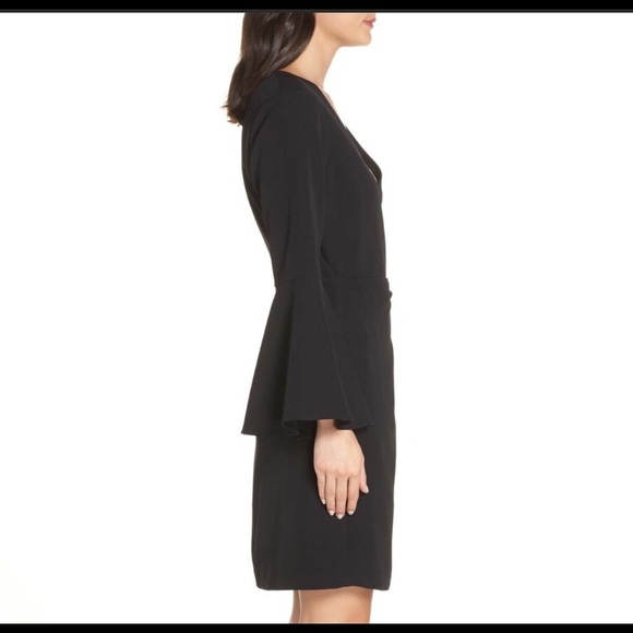 Sam Edelman Bell Sleeve Wrap Dress - Picture 3 of 7